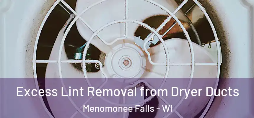  Excess Lint Removal from Dryer Ducts Menomonee Falls - WI